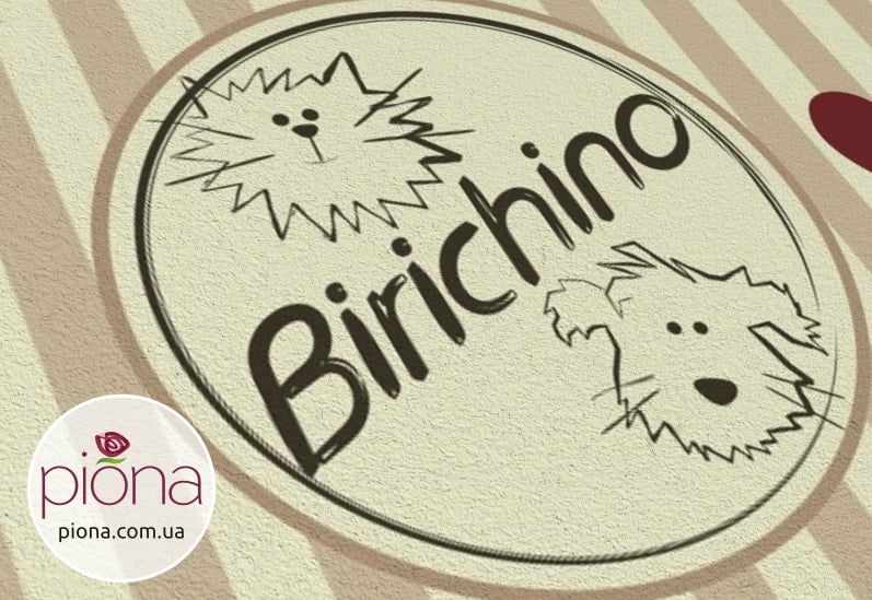 Дизайн логотипа для Birichino TM. Домашняя выпечка для животных