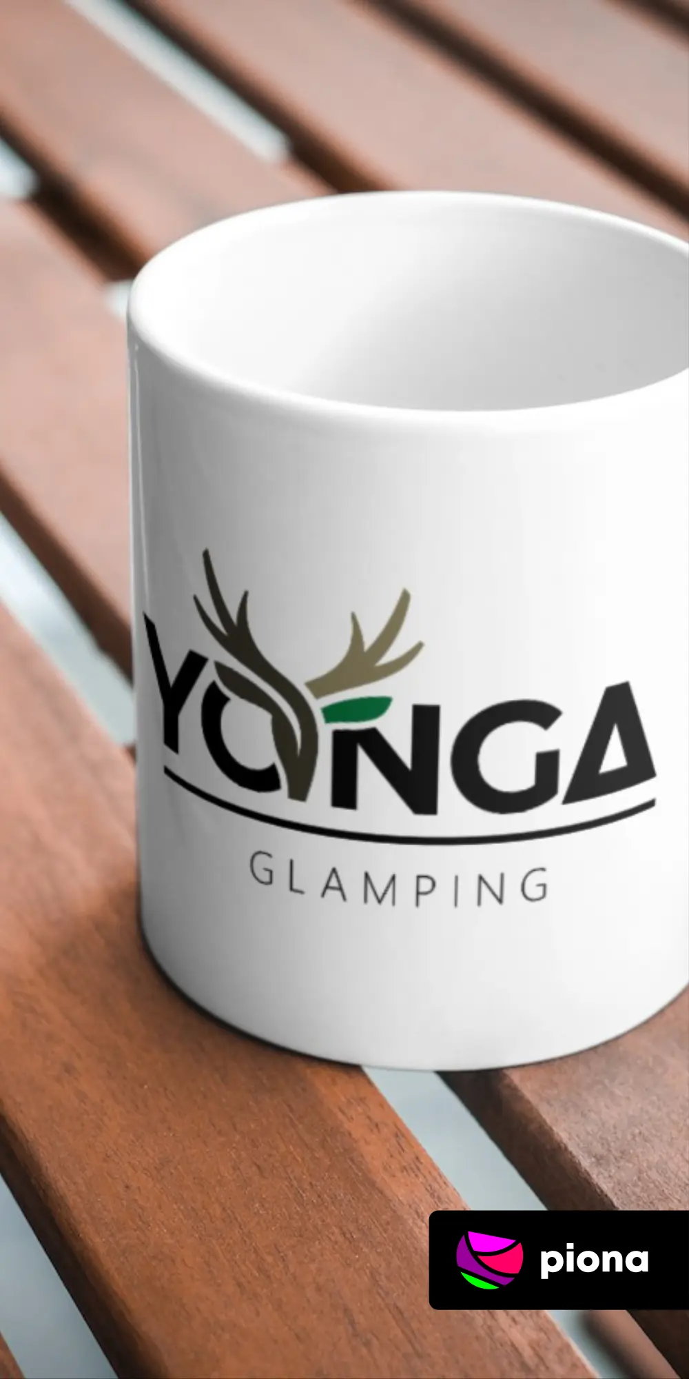 Розробка неймінгу та створення бренду для глемпінгу YONGA, Таллінн, Естонія. Ідея та дизайн від Брендінг бюро Piona